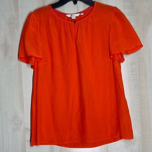 ‎Boden orange short sleeve top, size 6 - Picture 1 of 11
